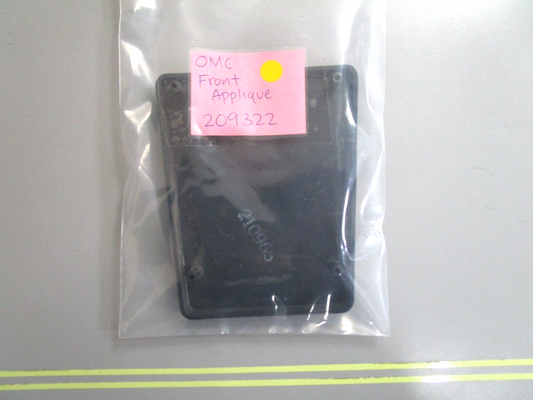 *NEW OEM* 0750 OMC Johnson Evinrude FRONT APPLIQUE 209322 0209322