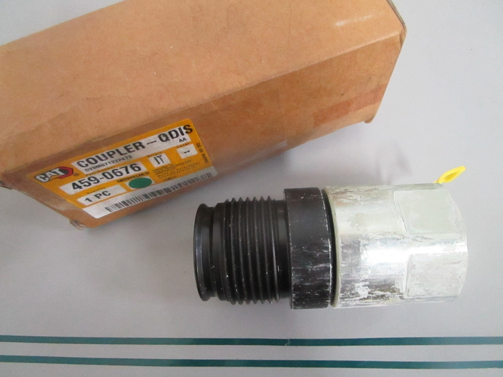 Caterpillar 459-0676 QDIS Quick Disconnect Coupler Seal Italy NEW OEM 0820