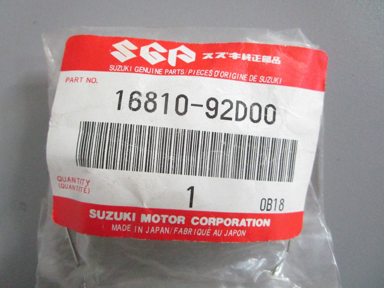 NEW OEM 16810-92D00 Suzuki Oil Filter 0820