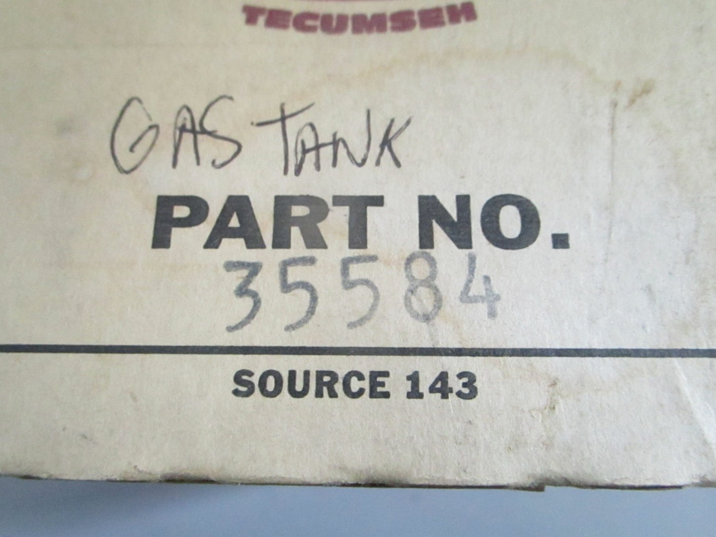 NEW OEM 35584 Tecumseh Fuel Tank 0820