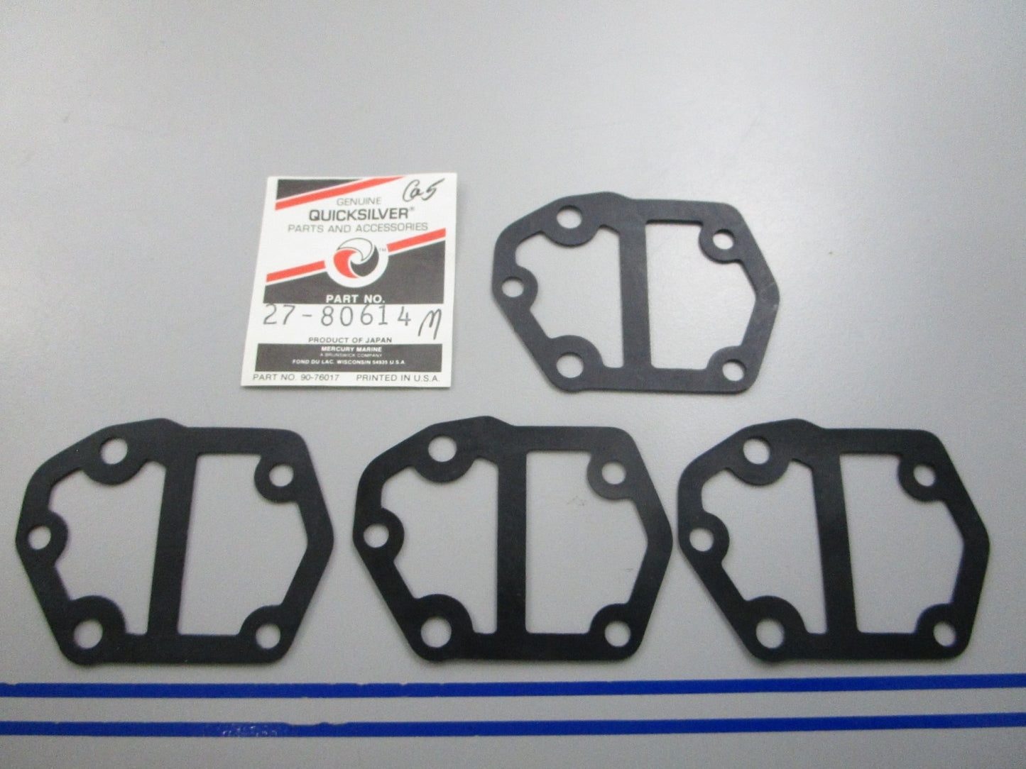 NEW OEM (LOT OF 4) 27-80614M Mercury Quicksilver Gasket 0810
