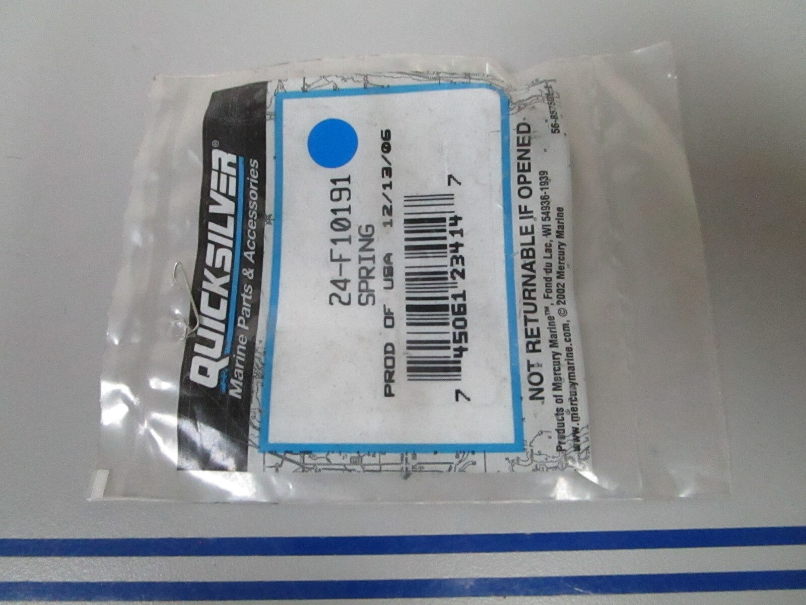 *NEW OEM* 0810 Mercury Quicksilver Spring 24-F10191