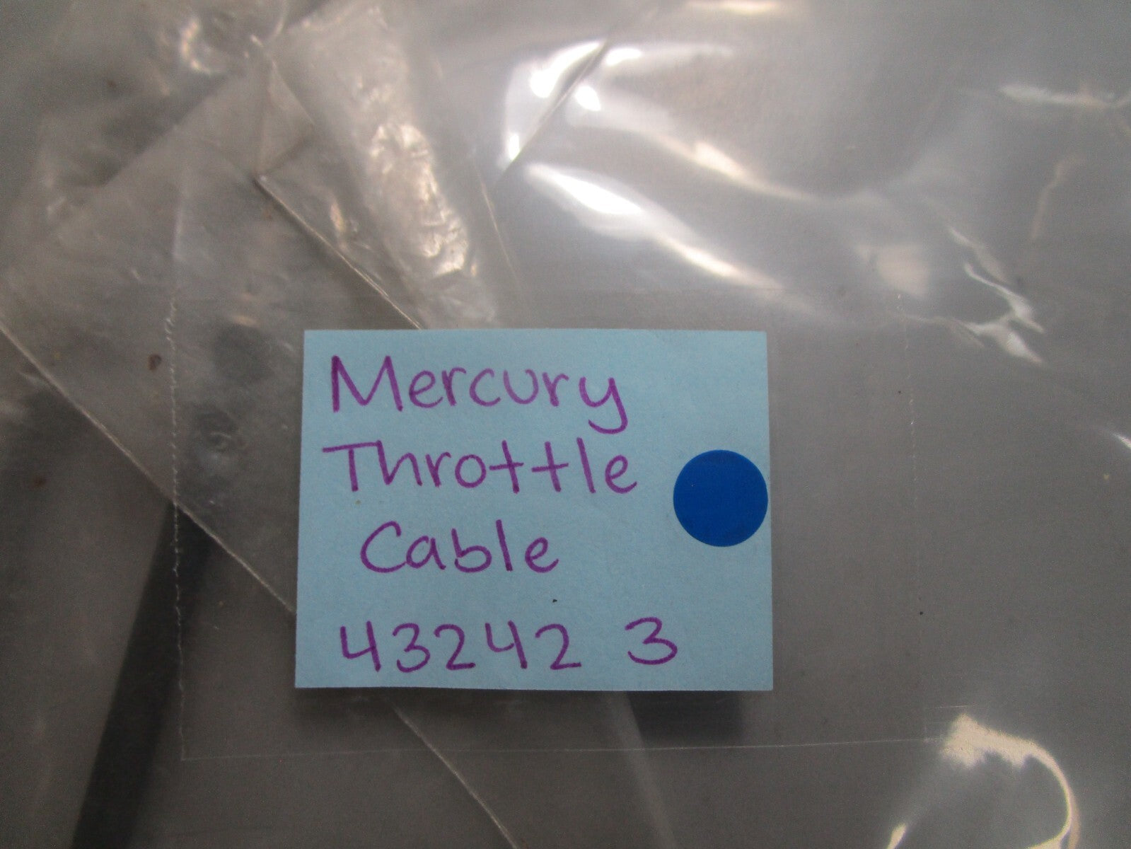 *NEW OEM* 0810 Mercury Quicksilver Throttle Cable 43242 3