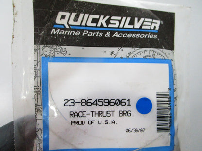 NEW OEM 23-864596061 Mercury Quicksilver Thrust Bearing Race 0810