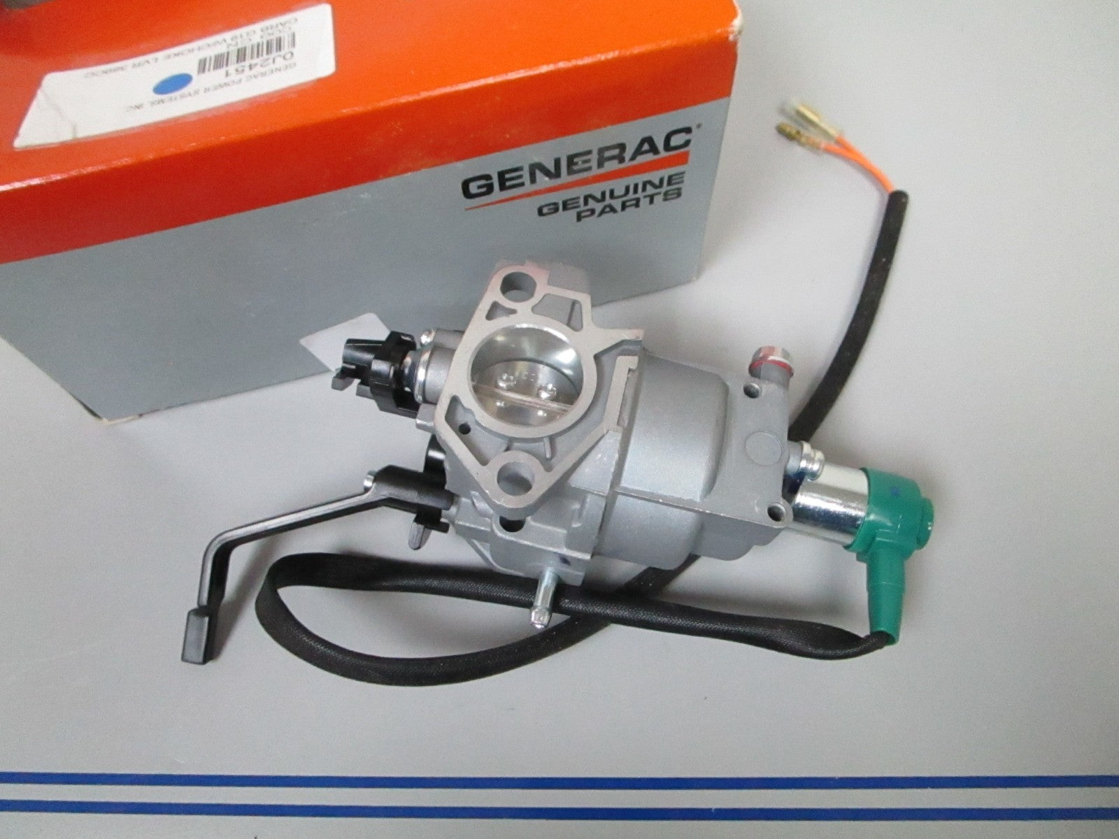 NEW OEM 0J2451 Generac 386CC Carburetor G19 Choke Lever Assembly 0720