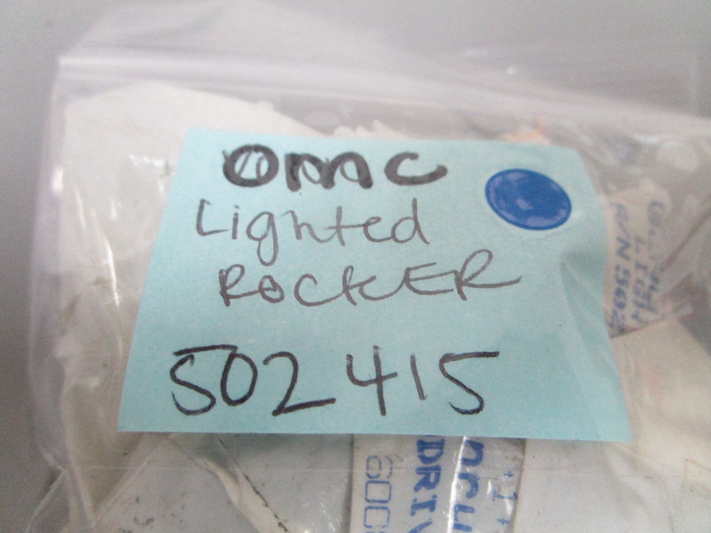 *NEW OEM* 0810 OMC Johnson Evinrude Lighted Rocker 502415 0502415