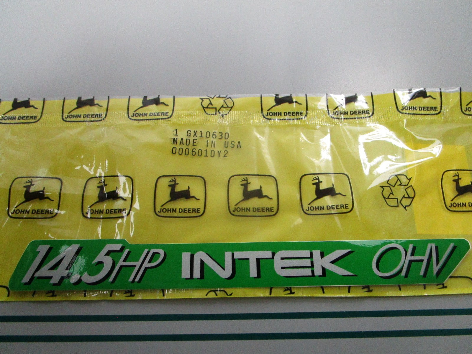 NEW OEM GX10630 John Deere Label 0810