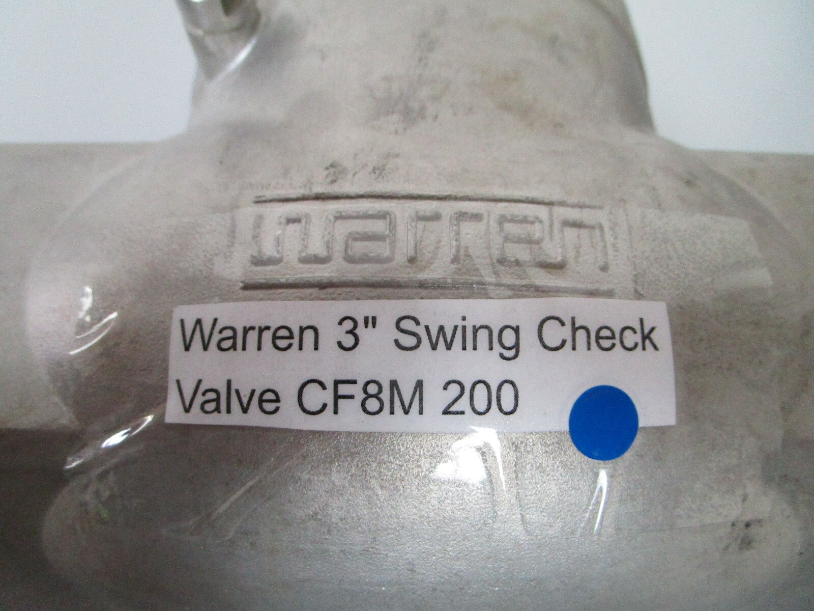 *NEW OEM* 0720 Warren 3" Swing Check Valve CF8M 200