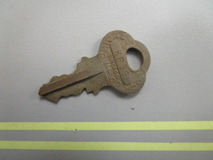 *NEW OEM* 0810 OMC Johnson Evinrude Ignition Key KF59 501588 0501574