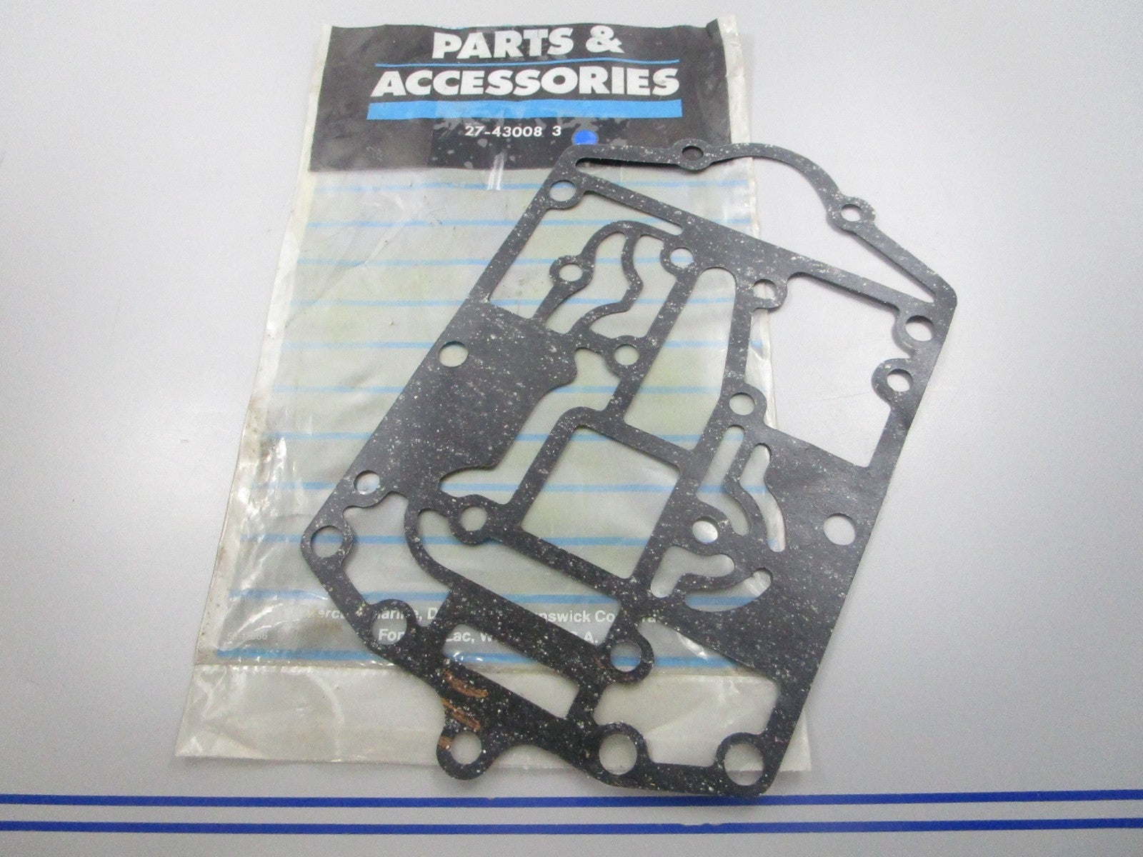 NEW OEM 27-43008 3 Mercury Quicksilver Gasket 0810