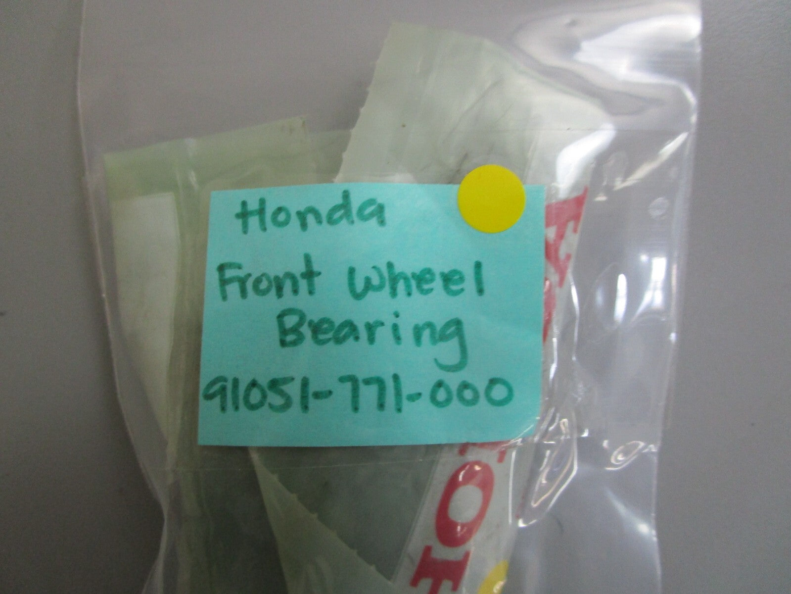 *NEW OEM* 0810 Honda Front Wheel Bearing 91051-771-000