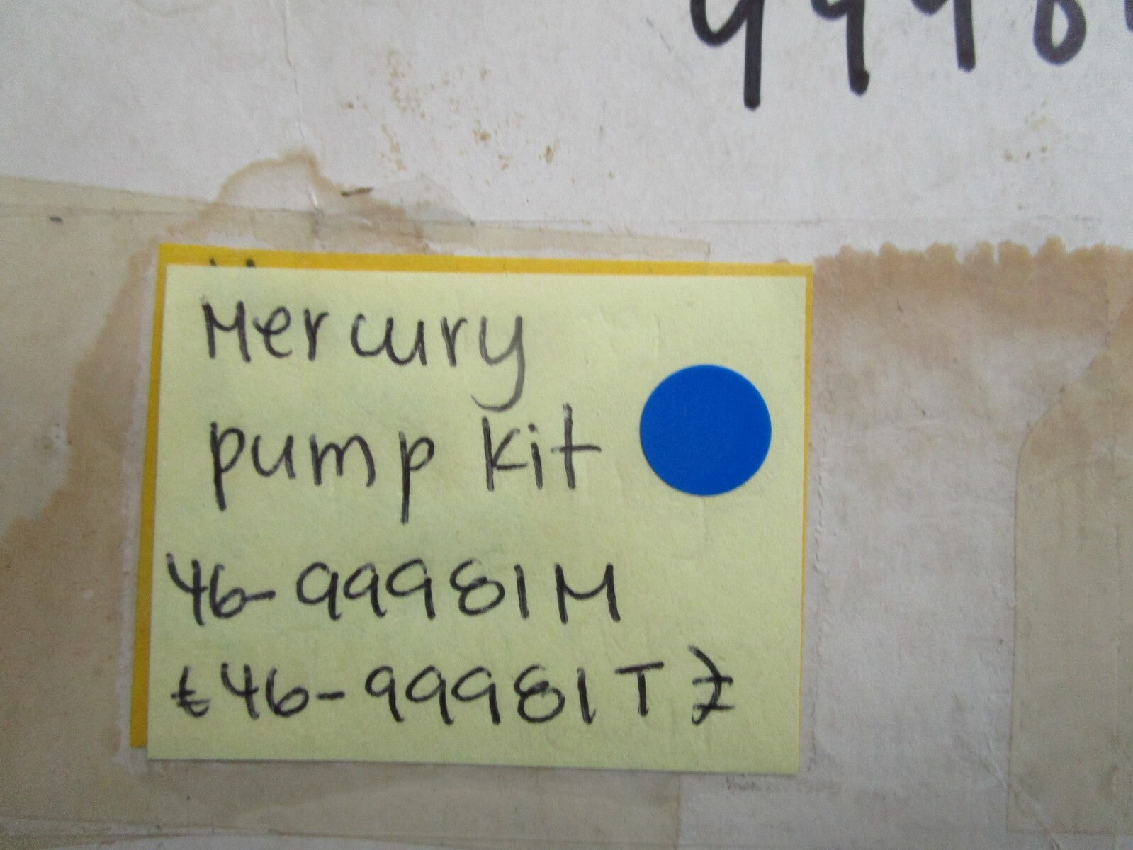 *NEW OEM* 0810 Mercury Quicksilver Pump Kit 46-99981M (46-99981T)