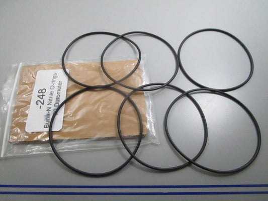 *NEW* (LOT OF 6) 0810 Buna-N Nitrile O-Ring -248