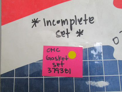 *NEW OEM* 0820 OMC Johnson Evinrude Gasket Set 379381 0379381
