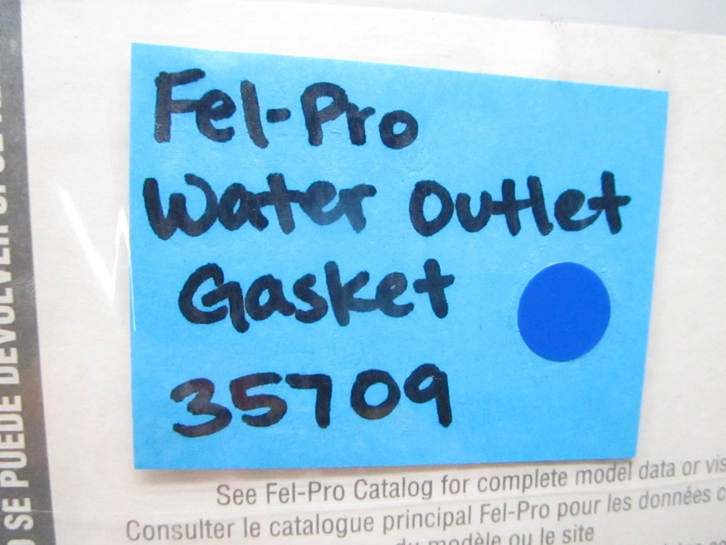 *NEW* 0810 Fel-Pro Water Outlet Gasket 35709