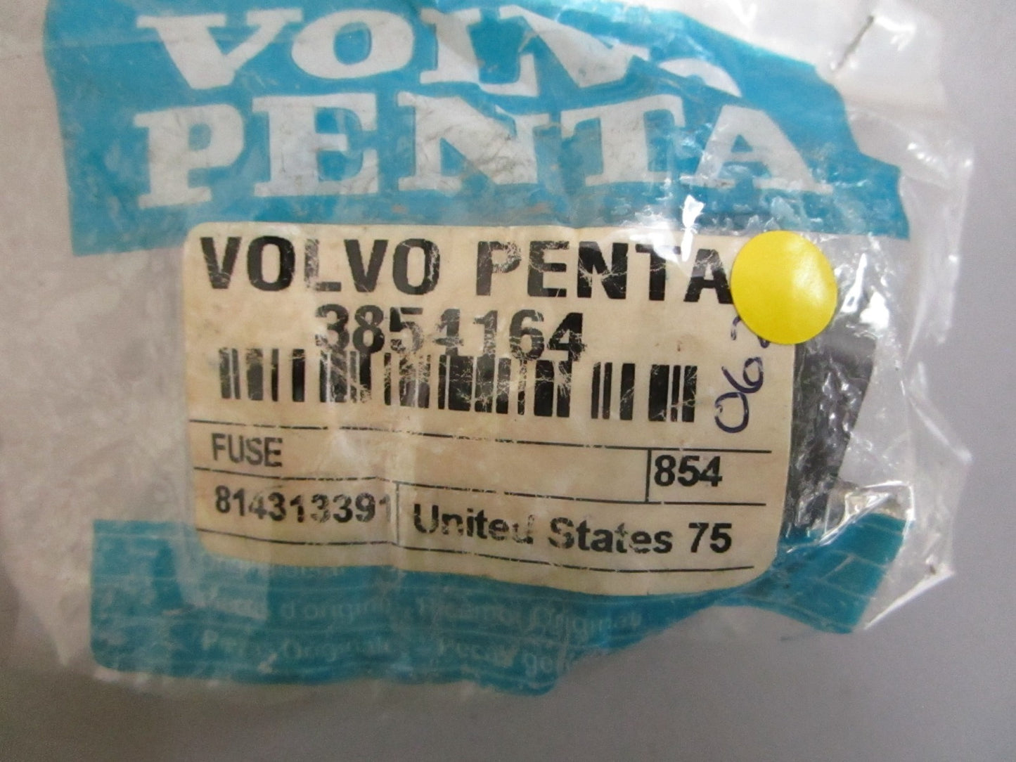 *NEW OEM* 0820 Volvo Penta 50AMP Automatic Fuse 3854164