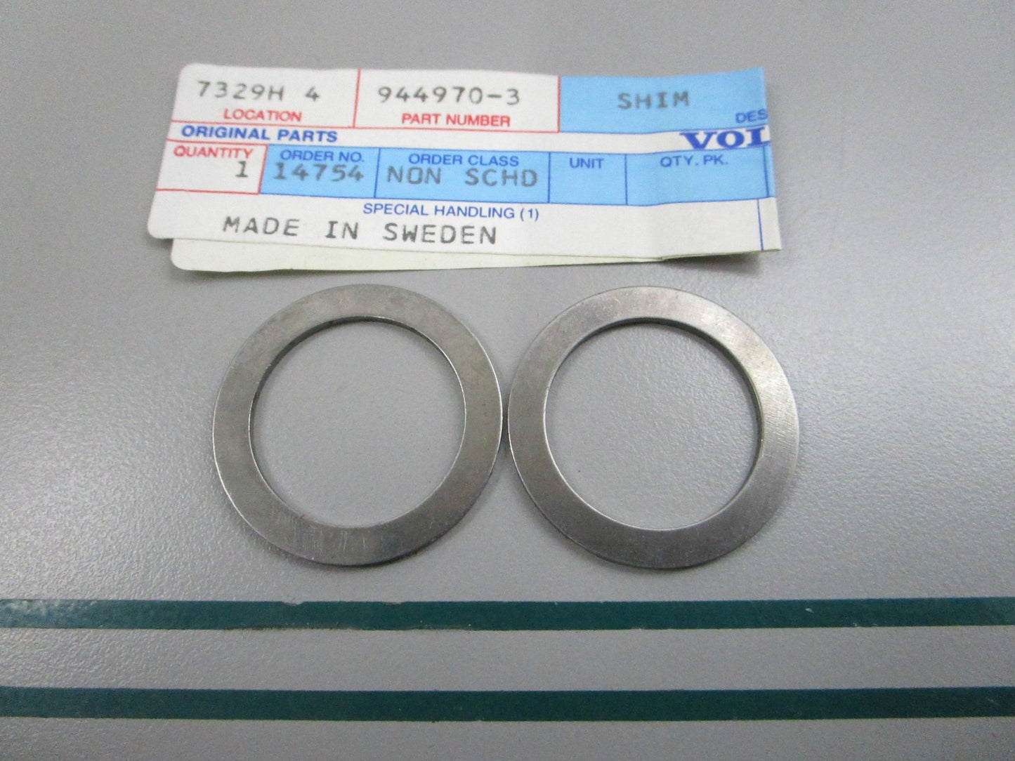 NEW OEM (LOT OF 2) 944970 Volvo Penta Shim 0810