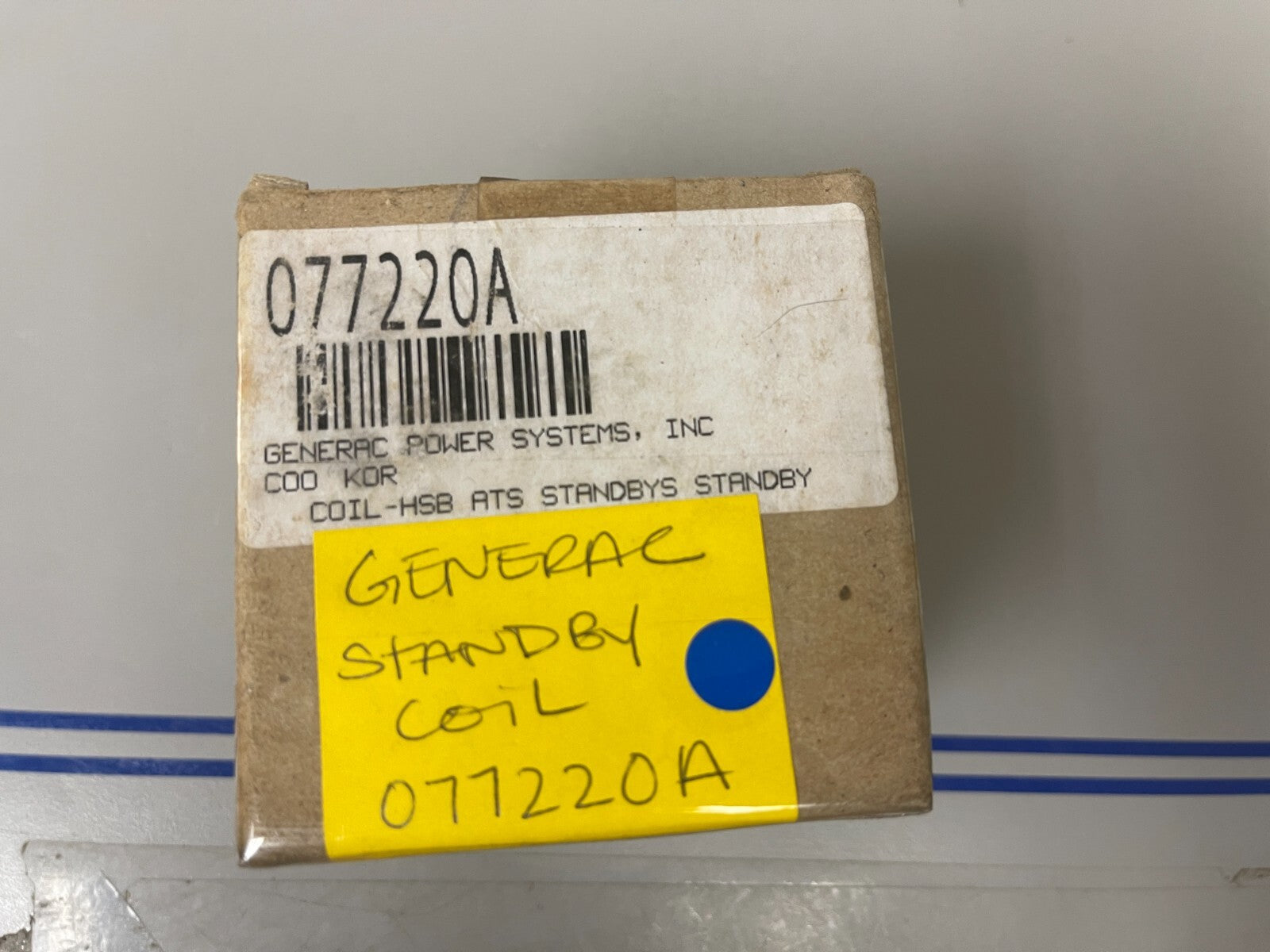 *NEW OEM* 0720 Generac HSB ATS Stand By Coil 077220A