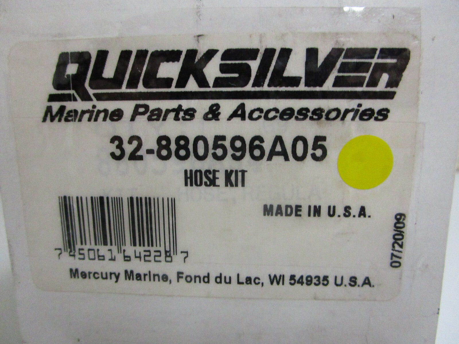 *NEW OEM* 0820 Mercury Quicksilver Hose Kit 32-880596A05