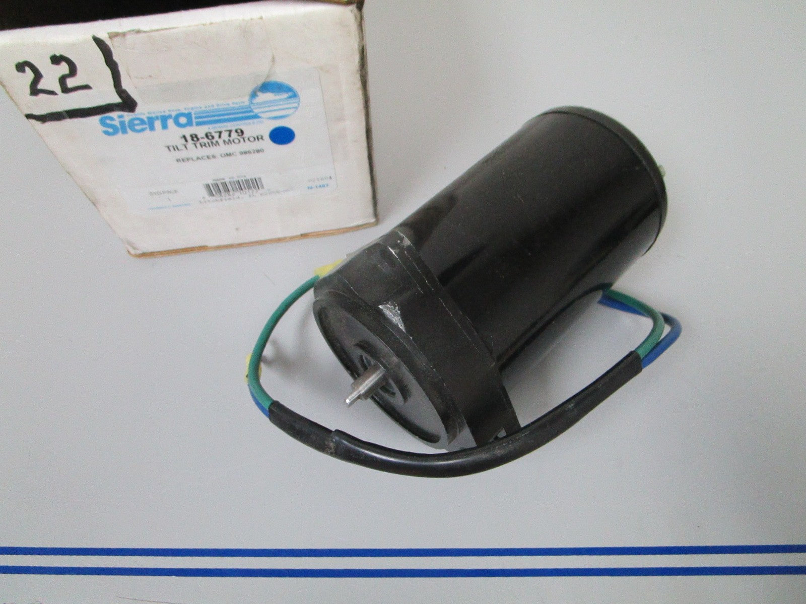NEW 18-6779 Replaces: OMC 986280 0986280 Sierra Trim Motor 0720