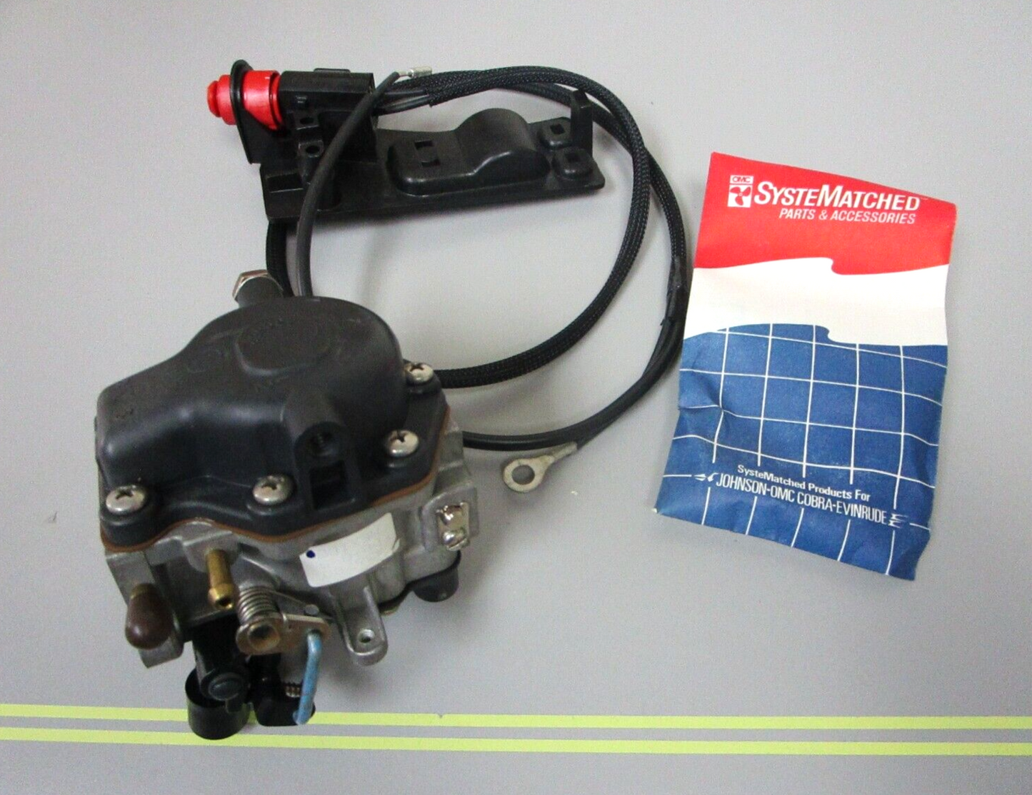 *NEW OEM* 0720 OMC Johnson Evinrude Carburetor & Switch Assembly 502107 0502107