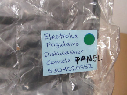 NEW OEM 5304520552 Electrolux Frigidaire Dishwasher Console Panel 0810