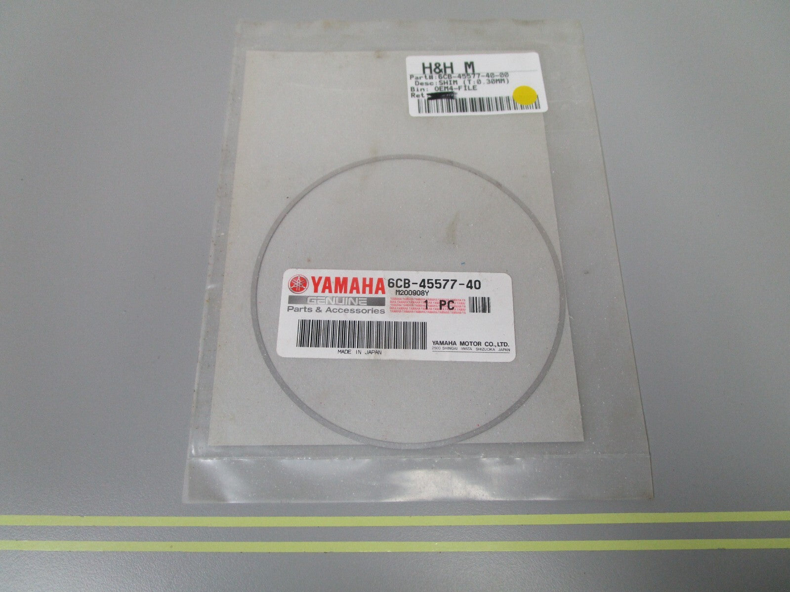 *NEW OEM* 0810 Yamaha (T:0.30MM) Shim 6CB-45577-40-00
