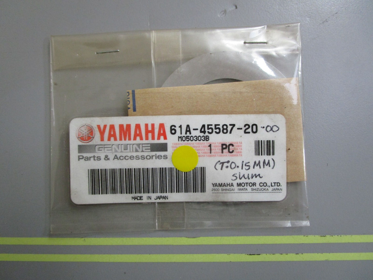 *NEW OEM* 0770 Yamaha (T: 0.15MM) Shim 61A-45587-20-00