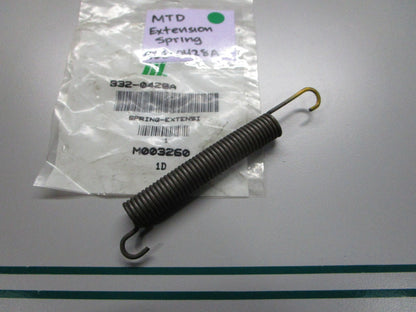 NEW OEM 932-0428A MTD Extension Spring 0810