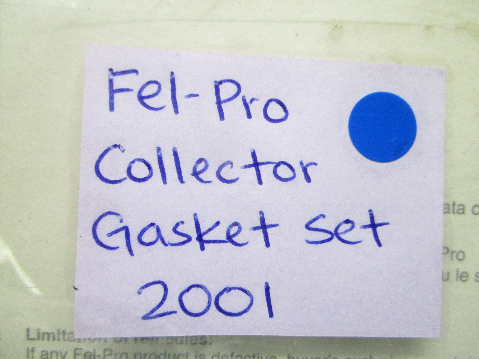 *NEW* 0810 Fel-Pro Collector Gasket Set 2001