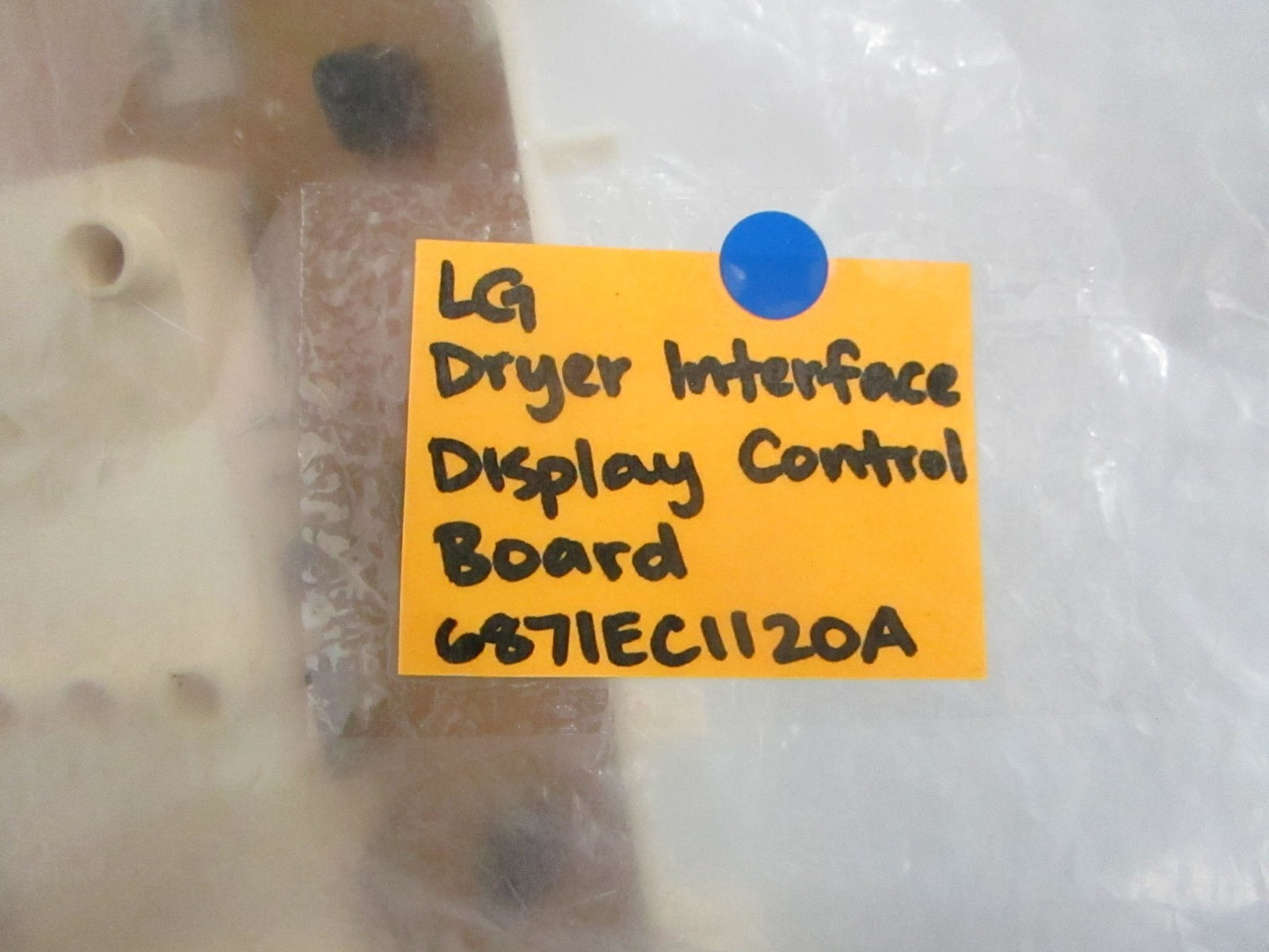 *NEW OEM* 0820 LG Dryer Interface Display Control Board 6871EC1120A