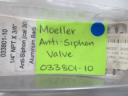 NEW 033801-10 Moeller Anti-Siphon Valve 0810