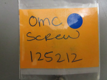 *NEW OEM* (LOT OF 2) 0810 OMC Johnson Evinrude Screw 125212 0125212