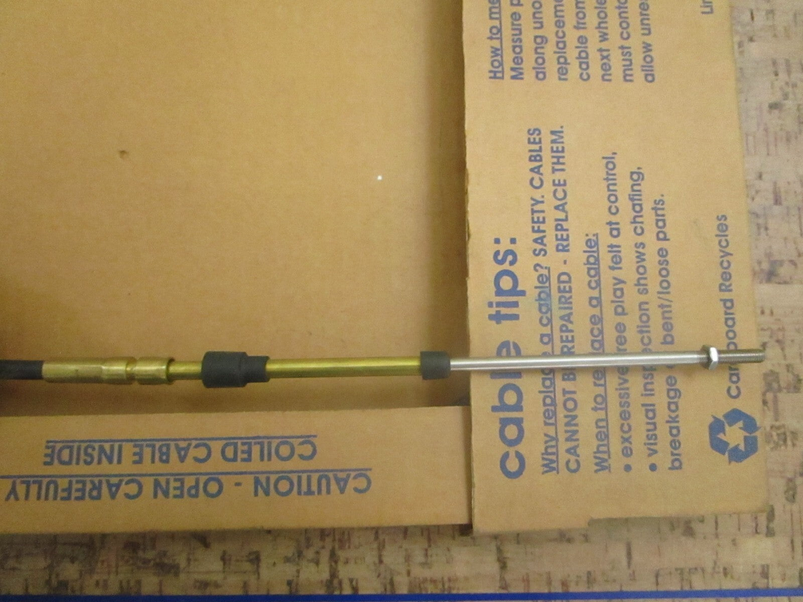 *NEW* 0780 Teleflex Control Cable 8FT 64-809894 8