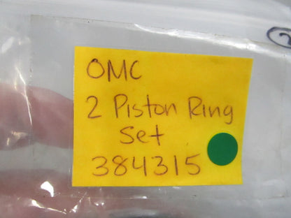 NEW OEM 384315 0384315 OMC Johnson Evinrude 2 Piston Ring Set 0810