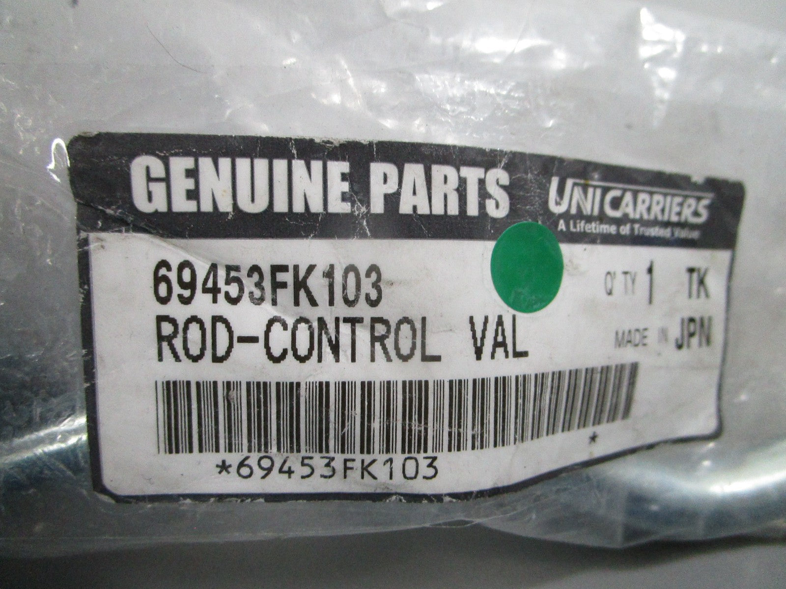 NEW OEM 69453FK103 Unicarriers Control Valve Rod 0810