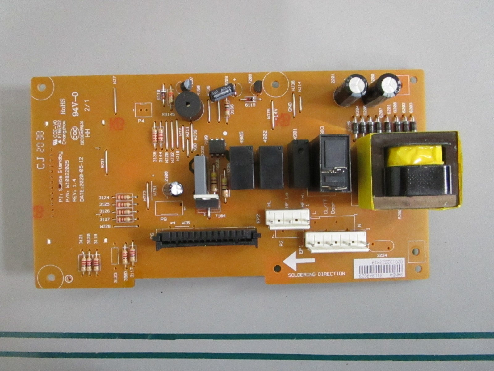 Whirlpool NEW OEM Microwave Electronic Control Board W11552018 Factory Part 0820