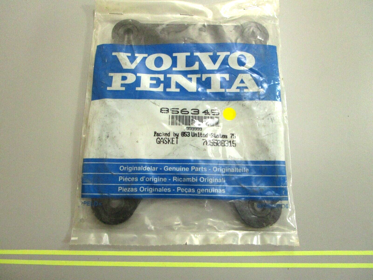 *NEW OEM* 0750 Volvo Penta GASKET 856345