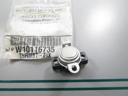 NEW OEM W10116735 Whirlpool Fixed Thermostat 0810