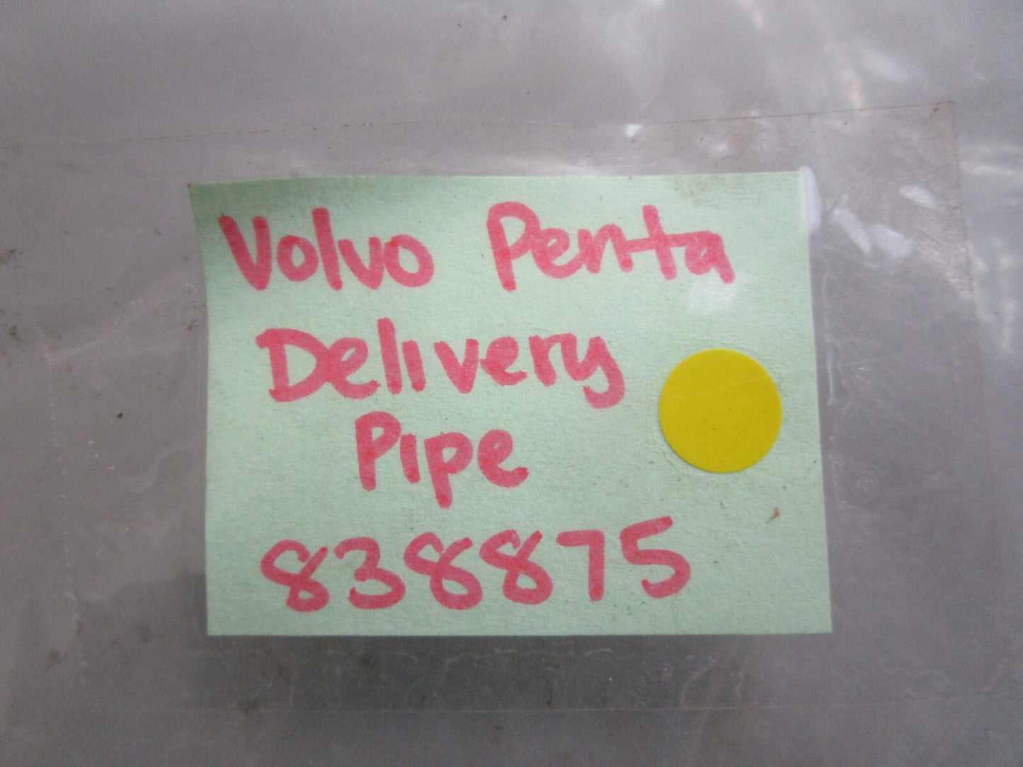 *NEW OEM* 0820 Volvo Penta Delivery Pipe 838875