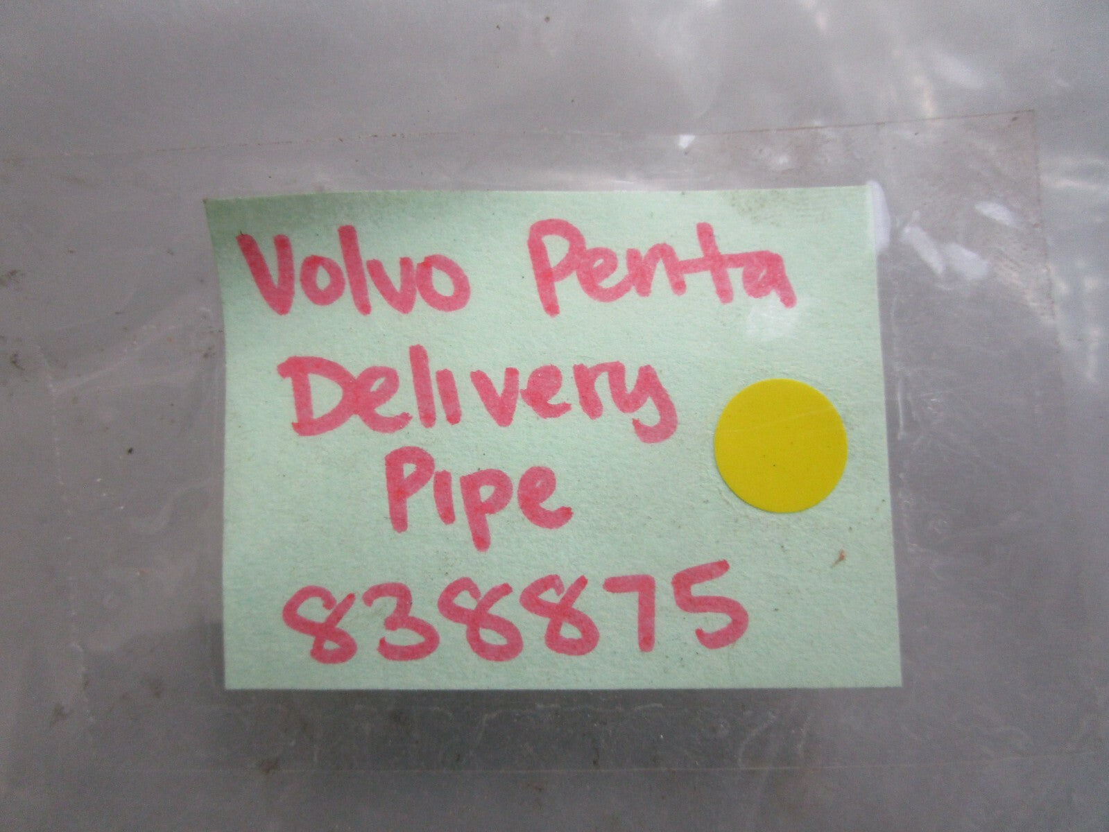 *NEW OEM* 0820 Volvo Penta Delivery Pipe 838875