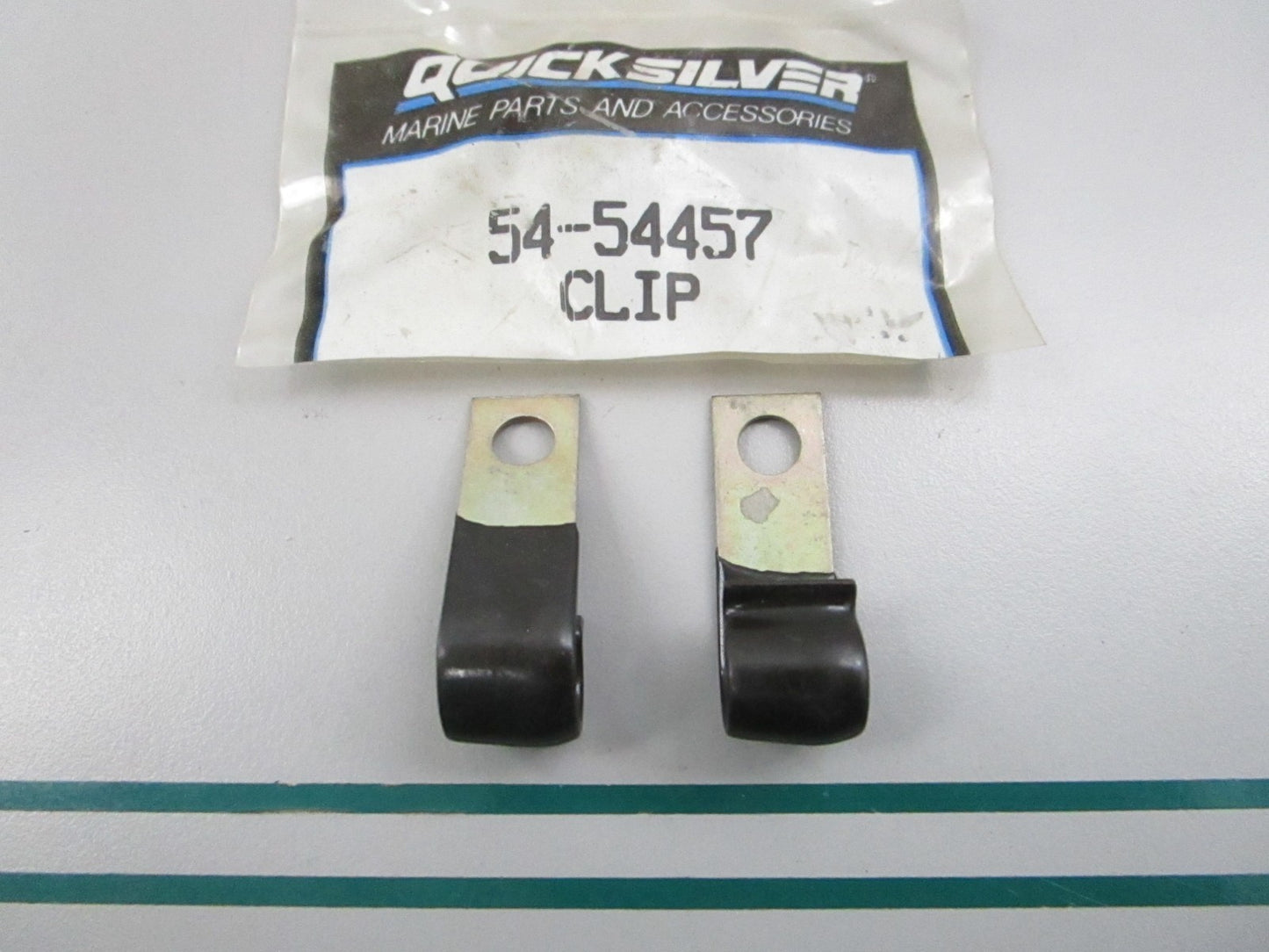 NEW OEM (LOT OF 2) 54-54457 Mercury Quicksilver Clip 0810