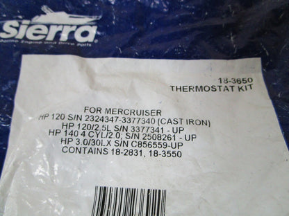 *NEW* 0810 Sierra Thermostat Kit 18-3650 For Mercruiser
