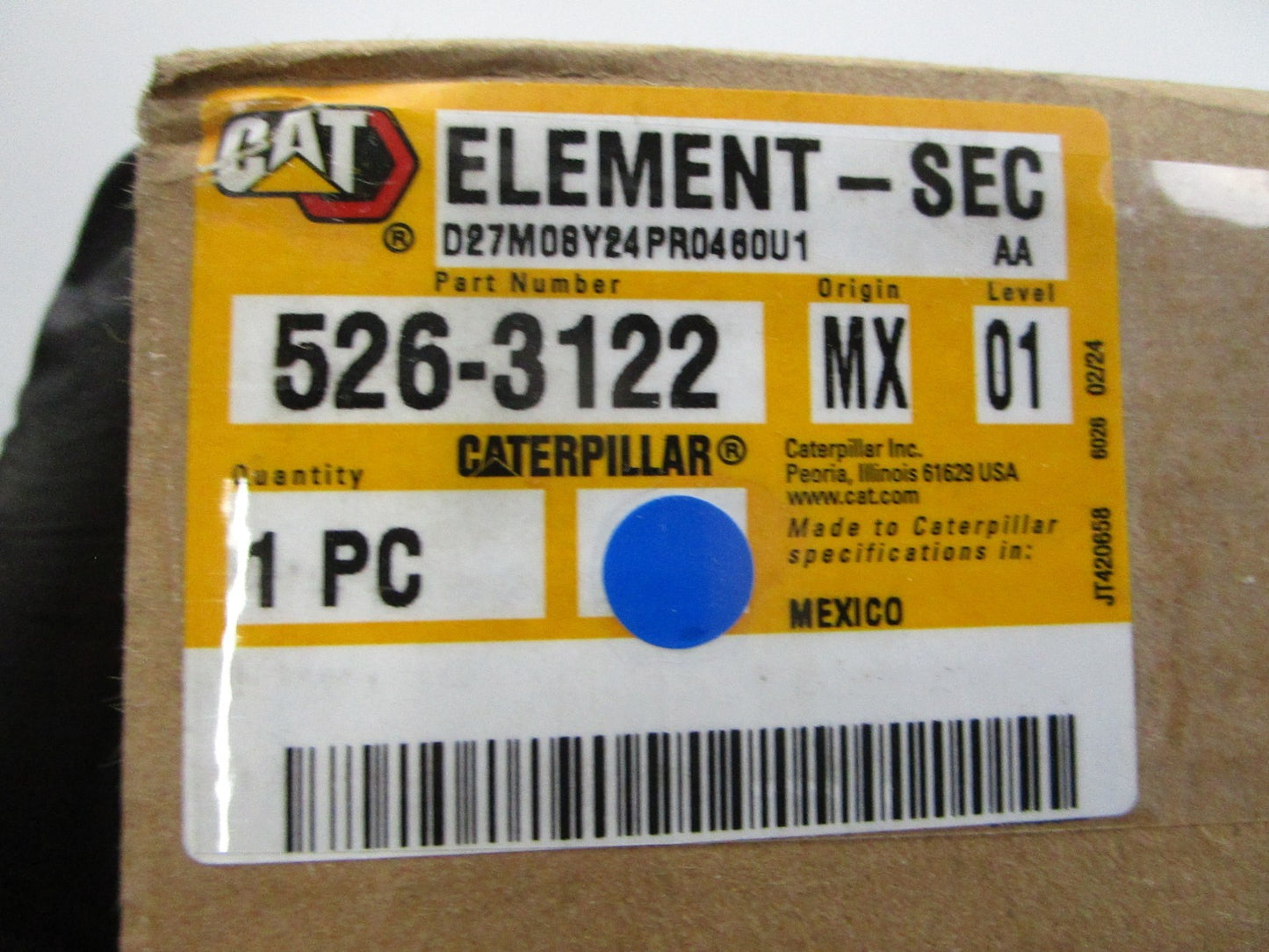 *NEW OEM* 0810 CAT Air Filter 526-3122