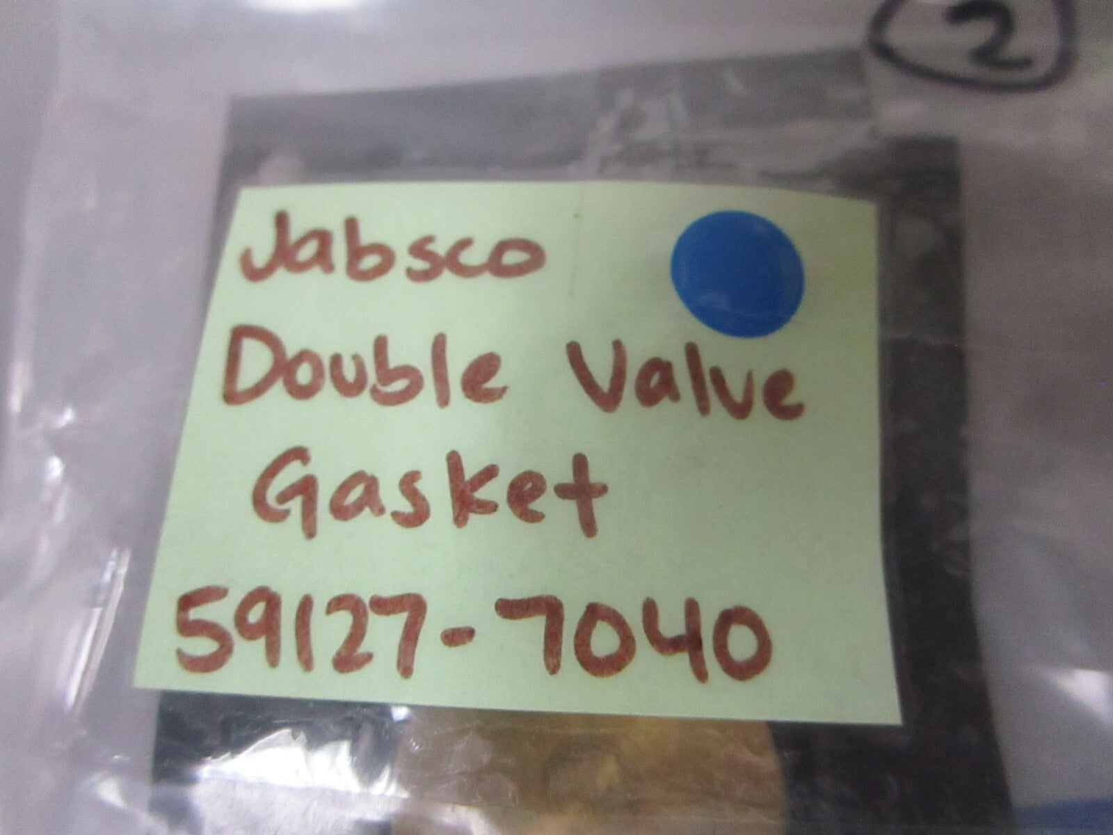 *NEW* 0810 Jabsco Double Valve Gasket 59127-7040