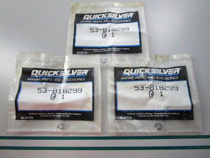 NEW OEM (LOT OF 3) 53-818299 Mercury Quicksilver E-Ring 0810