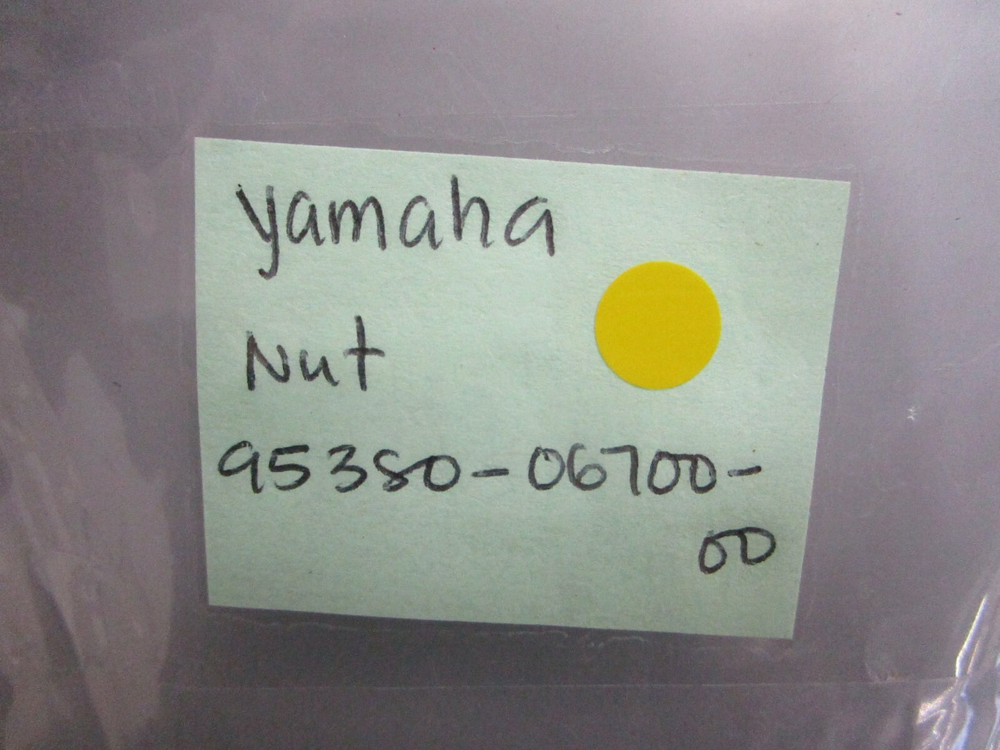 *NEW OEM* (LOT OF 2) 0810 Yamaha Nut 95380-06700-00