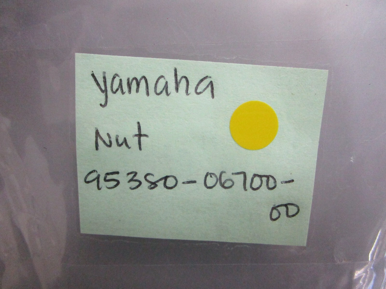 *NEW OEM* (LOT OF 2) 0810 Yamaha Nut 95380-06700-00