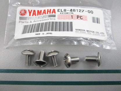 NEW OEM (LOT OF 5) EL8-48127-00-00 Yamaha Screw 0810