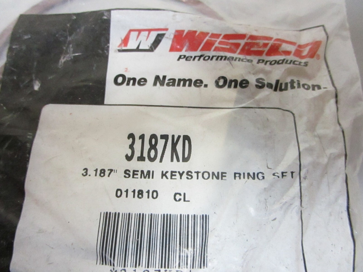 *NEW* 0720 Wiseco 3.187 Piston 2 Ring Set 3187KD